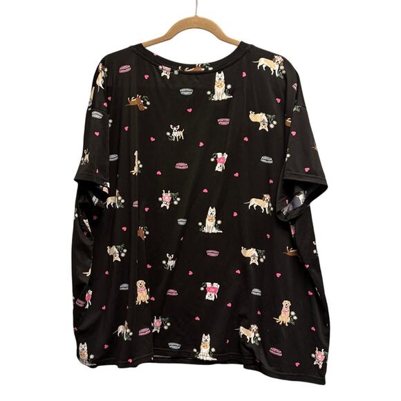 Joyspun Dogs & Hearts PJ Set 3X | 2-Piece Sleepwear Set | GUC - Picture 3 of 10